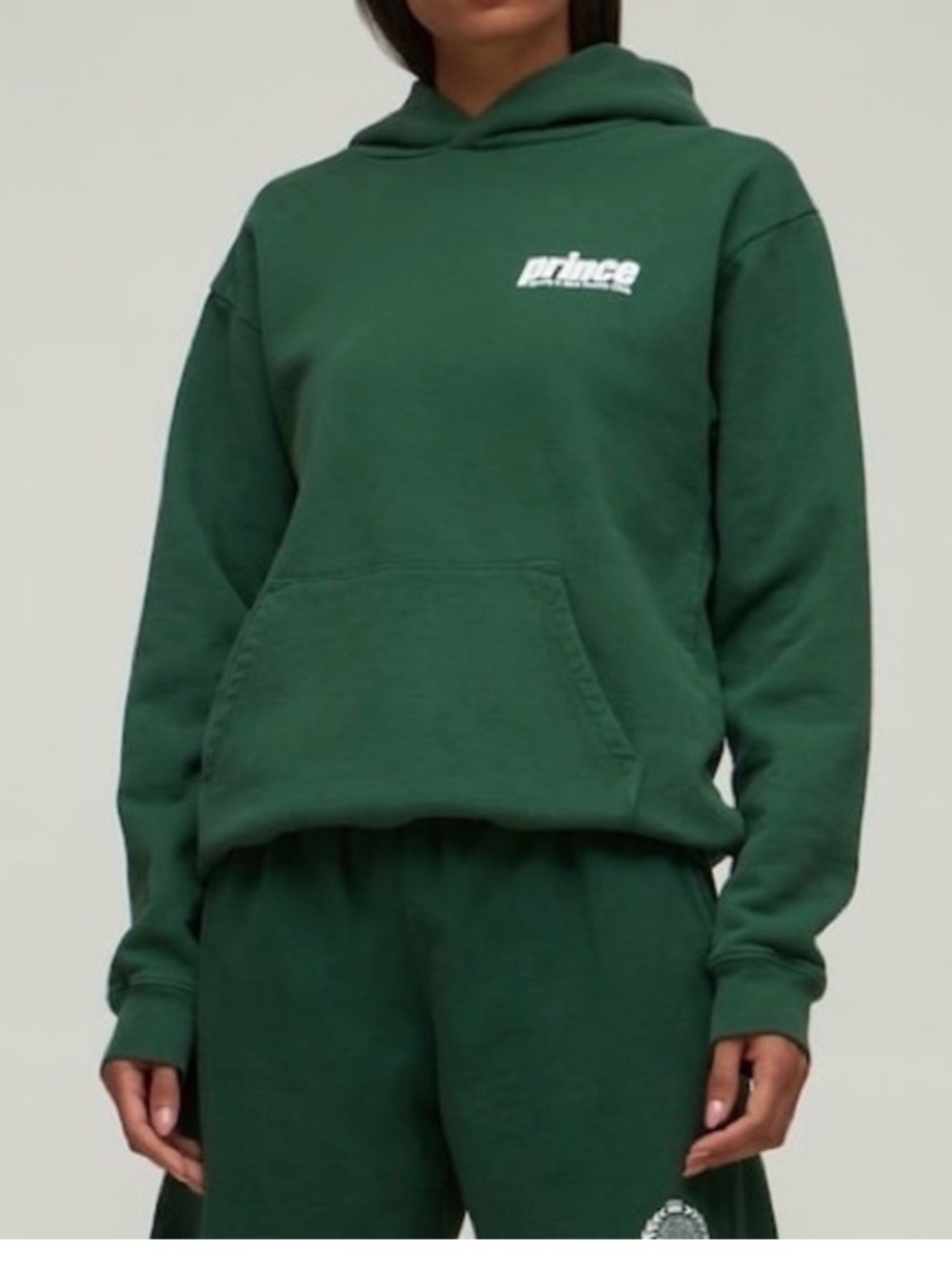 Sporty & Rich, Prince Sporty Hoodie, Pine, Medium